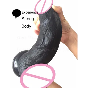 Noi 24*5,7 cm, Moale Realiste Mare Vibrator Super Mare Dildo cu ventuza Penis Artificial Jucarii Pentru Femei, Adult, Erotic, Sex Produs
