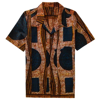 Noi Dashiki Bărbați Rochie Din Africa Haine De Moda Print Floral Plaja Maneci Scurte Topuri Om Tricou Africa Stil De Design De Costum Festiv