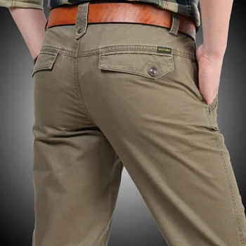 Noi Oamenii militar Clasic Barbati Casual Pantaloni Casual, din Bumbac Mens Cargo Pantaloni Plus Dimensiune 30-42 Armata Verde Kaki Pantaloni Barbati Pantaloni Lungi