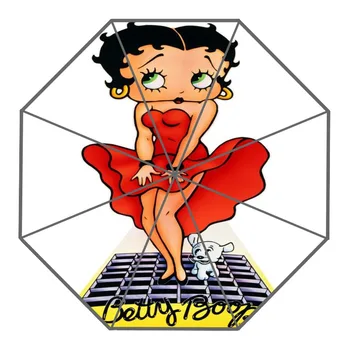 Noi Sosesc Personalizate Betty Boop Umbrele Creativ Design De Înaltă Calitate Pliabil Umbrelă De Ploaie