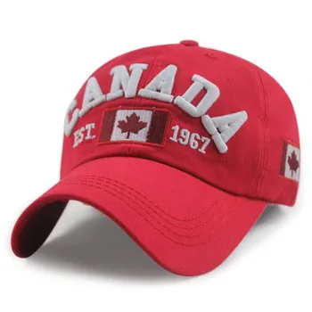 Noi Sosiri de Bumbac broderie Canada Șapcă de Baseball Steagul Canadei Sapca Snapback moda Barbati Sepci de Baseball de Brand Nou Pentru Adulți
