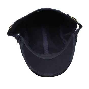Noi Viziere Bărbați Bereta Pălărie Femeile Plat Casquette Bumbac Pălării de Iarnă pentru Bărbați Viziere Simplu Palarie de Soare Gorras Capace Reglabil Bereta 2018