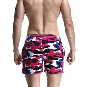 Noua moda de vara camuflaj corpul aproape boxeri portbagaj confort casual hosehold mai multe culori bărbați sexy fierbinte scurt