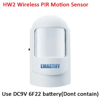 NOUL Built-in antenă pentru fanta Ușii Senzor PIR Detector de Miscare Wireless LCD cartela SIM GSM Casă de securitate sistem de Alarmă de Fum, Flash, Sirena