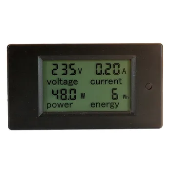 Noul Digital de Tensiune AC Metri 100A/80~260V Energie analog Voltmetru Ampermetru watt de curent Amplificatoare de voltmetru Panou LCD Monitor