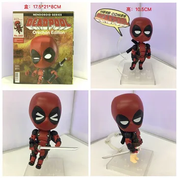 NOUL hot-10cm Q versiune Super-erou X-Men Deadpool acțiune figura jucării de colecție cadou de Crăciun păpușă cu cutie