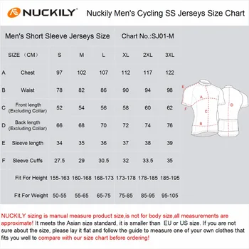 Nuckily de vara cu maneci scurte ciclism de îmbrăcăminte de înaltă calitate în stoc haine de ciclism pentru barbati MA008