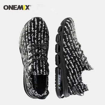 ONEMIX Primăvară Respirabil Antialunecare Moale Pantofi sport Barbati Pantofi Sport Running Adidasi Alergare Barbati Pantofi de Dimensiuni Mari 5-12