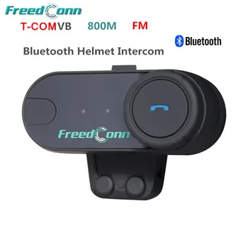 Original FDC T-COMVB 800M Full-Duplex cu Bluetooth Casca Motocicleta Interfon Nouă Versiune Moto BT Interfon Cască + Radio FM