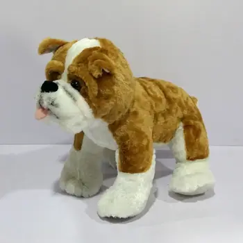 Original Rare Câine Buldog Chestii Drăguț Jucărie De Pluș, Copii, Băiat, Fată Ziua De Nastere Cadou De Colectie Limitata