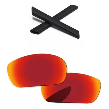 PapaViva Polarizat Lentile de Înlocuire și de Cauciuc Negru Kit pentru Autentic Maxilar ochelari de Soare Rama - mai Multe Opțiuni