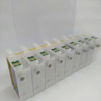 Pentru Epson P600 Refillable cartuș de cerneală Pentru Epson surecolor SC-P600 imprimanta Cu Resetare Automată Chips-uri T7601 -T7609