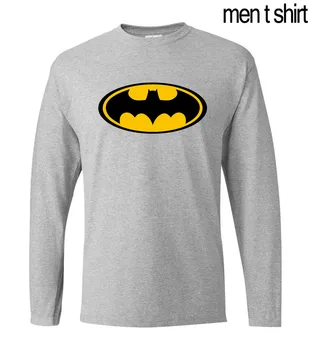 Pentru fanii brand-îmbrăcăminte Seria Superman Batman barbati maneca lunga T-shirt 2017 nouă primăvară bumbac casual hip hop barbati tricou