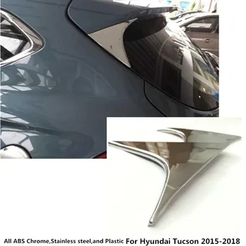 Pentru Hyundai Tucson 2016 2017 2018 styling auto acoperă coada ABS Spoiler Spate partea triunghi Laminat GEAM rama trim 2 buc