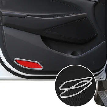Pentru Hyundai Tucson 2016 2017 ABS Cromat Masina Ușă Interioară Reflectă Cadru Lateral Capacul Ornamental de Decorare Autocolant auto styling