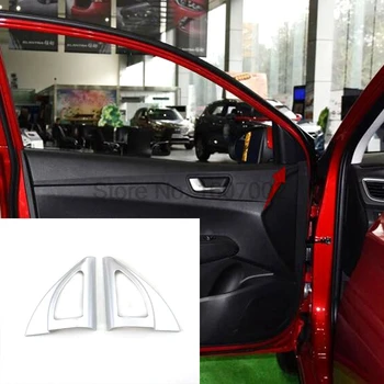 Pentru Hyundai Verna 2016 2017 Chrome 2 buc Auto Interior Un Stâlp Cadru Triunghiular Capacul Ornamental Parte Auto Accesorii