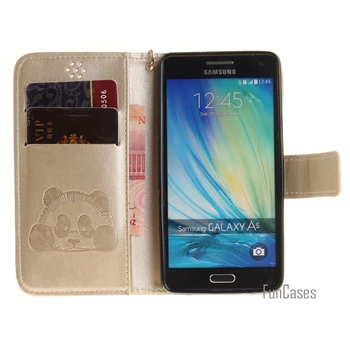 Pentru Samsung Galaxy A5 A500 A500F A5000 din Piele PU Caz 5.0