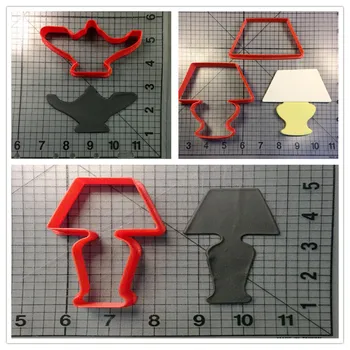 Personalizate Imprimate 3D Fondant Cupcake Top Genie Lamp Serie Cookie Cutter Set