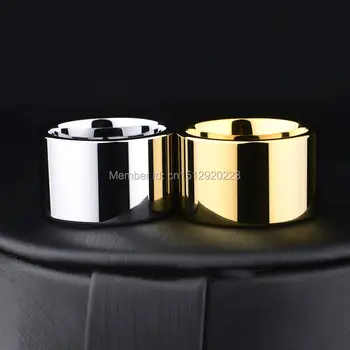 Personalizate Puck Stil 14MM Latime de Tungsten Inele pentru Om Rece Greu de Metal Inel de Argint/Aur Cu Transport Gratuit și Cutie de Cadou