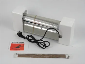 PFS-300Aluminum corpul Mână Impulse Sealer PP/PE sac folie de etanșare,cu cutter funcție,2mm lățime de etanșare,220V/50Hz