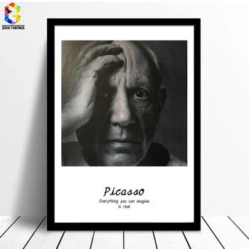 Picasso, Monet, Van Gogh Pictura Celebra Panza de Arta de Imprimare Poster de Perete Imagine pentru Camera de zi de Decorare Abstract Decor Acasă