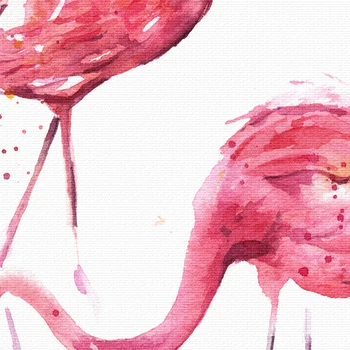 Pictura in acuarela de Flamingo Arta Panza de Imprimare Poster, Imagine Perete pentru Camera de zi de Decorare, Home Decor