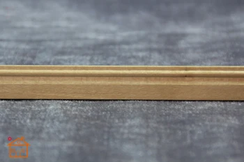 Plinta parchet Laminat casă de păpuși în miniatură trim plinta scara 1/12 DIY L60cm*1.5 cm #B002