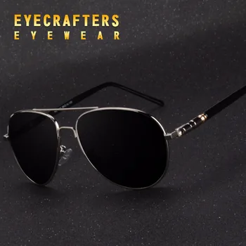Polarizate de Conducere Oglindă Pilot Ochelari de Soare Oculos Ochelari De sex Masculin UV400 Eyecrafters ochelari de Soare Barbati