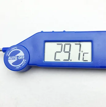 Portabil digital LCD Termometru Alimente de gătit GRĂTAR temperatura metru pliabil cu sonda