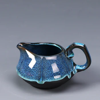 Pret Special Jun Cuptor Cer ochii Glazura Celebru Jianzhan Întregul Set Ceramic Kung fu Ceai Set de ceai ceașcă de ceai de Ceai castron Transport Gratuit