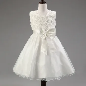 Printesa rochie de fată rochie de vară fără mâneci elbise flori de nunta rochii fete pentru copii haine vestido princesa de festa infantil