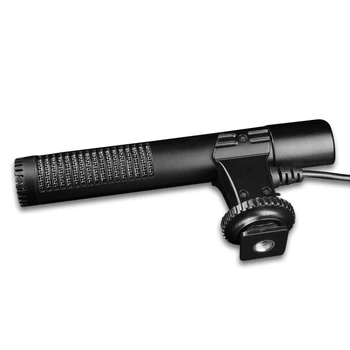 Pro Video Stereo Shotgun La Camera de Înregistrare de 3,5 mm Microfon Microfone pentru Canon Nikon Pentax Olympus DSLR