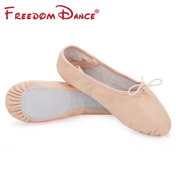Profesionale Piele Naturala De Balet, Dans Pantofi Cu Talpa Moale, Papuci De Balet Dans Adidași Roz Pentru Copii Și Femei