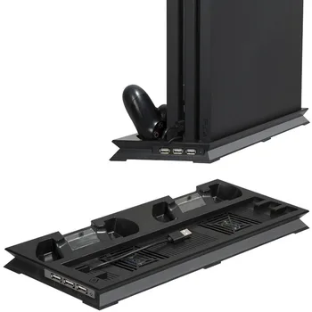 PS4 Pro Accesorii de Răcire Ventilator Cooler Stand Vertical Cradle Dual Controlere de Încărcare de Andocare USB Hub pentru Sony Playstation 4 Pro