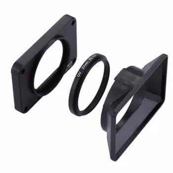 PULUZ pentru Sony RX0 Aliaj de Aluminiu de pe Panoul Frontal+37mm Filtru UV Obiectiv+Parasolar Obiectiv cu Șuruburi și Scr Pentru Sony RX0 Accesorii