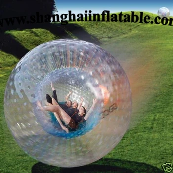 PVC sau materiale TPU gonflabile umane hamster ball zorb mingea pentru adulți