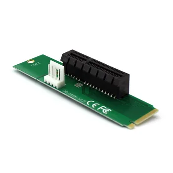 Q13025-100 100 BUC WBTUO LM-141X-V1.0 PCI-E 4X Feminin pentru unitati solid state M. 2 M Masculin Adaptor Cheie Cablu de Alimentare cu Convertor de Card