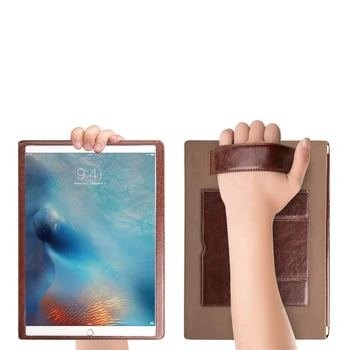 QIALINO de Moda din Piele Comprimat de Caz pentru iPad Pro 12.9 Model Stenturi Hibernare Stand Flip Cover pentru iPad Pro de 12.9 inch