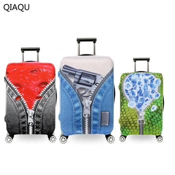 QIAQU 2017 Colorate de Bagaje husa de Protectie Pentru 18 la 32 inch valiza Trolley Elastic Saci de Praf Caz de Călătorie Accesorii