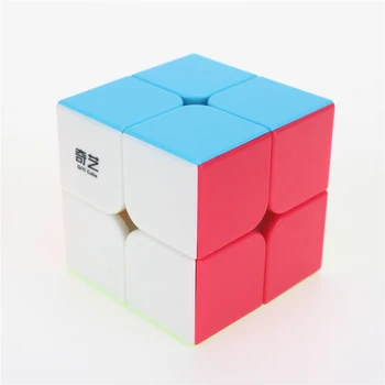 QiYi 2x2x2 3x3x3 4x4x4 1Set/3pcs Cub Magic Viteza de Concurență Cuburi Puzzle Jucării Pentru copii Copii cubo stickerless Mat cub