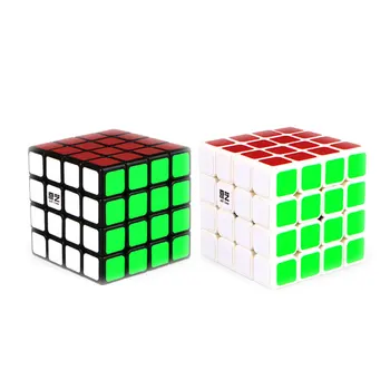 QiYi QiYuan 4X4X4 Cub Magic Profesionale Viteza Cub Metru Cub Puzzle Cub Cu Autocolante Copii Teaser Creier Cubo Magico Jucării.
