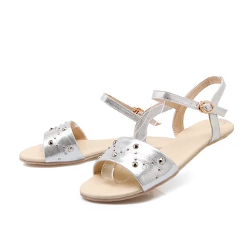 QZYERAI Nou design pentru 2018 sandale de vara noi peep-toe pantofi femei pantofi sandale stil roman dimensiunea 34-43