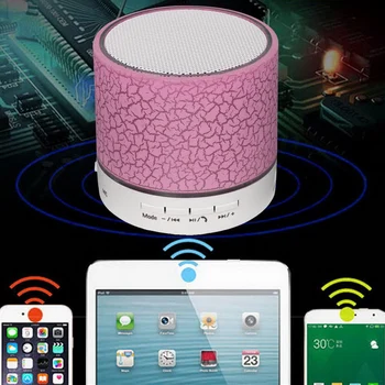 RACAHOO LED Portabil Mini Boxe Bluetooth Wireless Hands Free Difuzor Cu TF Mic Blutooth Muzica Pentru iPhone telefon Xiaomi