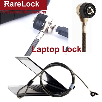 Rarelock Aliaj de Zinc 6mm*180mm Laptop Proiector Displayer Anti-Furt Încuietori Cu Lacăt Prinde,o Bază