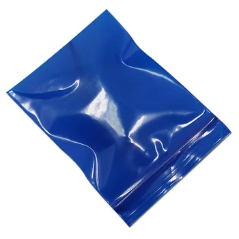 Reatil 2.5*3 cm 500Pcs/Lot Albastru Ambarcațiuni Mici Transparente Fermoar Gros Poli Pachet Sac din Plastic Moale cu posibilitate de Reînchidere de Ambalare Sac