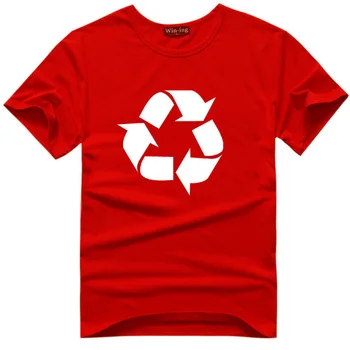Reciclare Logo T-Shirt 7 Culori Oamenii De Știință Geek Tricou De Bumbac T-Shirt Tee Sheldon Cooper