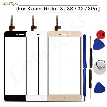 Redmi 3S Panoul Frontal Pentru Xiaomi Redmi 3 3 3X 3 Pro Prim-3Pro Senzor Touch Screen Display LCD Digitizer Geam Exterior TP Acoperi
