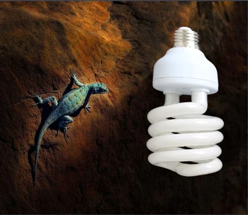 Reptile Fluorescente Compacte Acvariu Lampa UVB 5.0 UVB 10.0 UVA UV 13W E27 Șurub Lumina P415