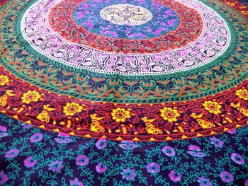 Retro Dreptunghiulară tapiserie Indian Mandala Tapiserie Hippie Agățat de Perete Digital printing prosoape de plajă de protecție solară pătrat șal