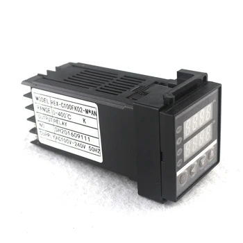 REX-C100 Dual Digital PID Controller Regulator de Temperatură cu Termocuplu K Sonda Releu de Ieșire Temperatura Termostatului